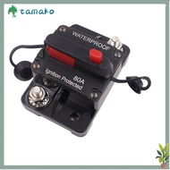 TAMAKO Circuit Breaker Switch, Metal Overcurrent Protection Circuit Breaker, Durable Voltage Protect