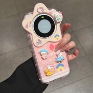Cream KT Doll Suitable for Apple 16/17promax Star Lens Phone Case iPhone15/1413IPhone 17pro/16 Phone