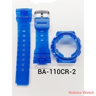 jam Aksesori ☬CASIO G-SHOCK BABY-G BAND AND BEZEL BA110 BA111 BA112 BA120 BA130 100% ORIGINAL