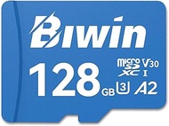 Biwin MS210 MicroSD UHS-I Memory Card 128GB - Read up to 210MB/s - A2 V30 U1 Class 10 4K UHD Videos 
