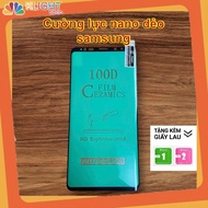 Nano Tempered Glass for SamSung S8 - S9 - S10 - S20 - S20Plus - S20 Ultral - S21 Ultral - A10 - A1k