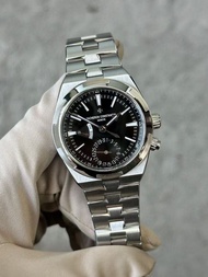 ✅ 縱橫四海系列 📈最佳入手時機✅ full set ✅2021年保養期內Vacheron Constantin-兩地時間⚫️⚫️黑面鋼王🏴🏴🤩✅江詩丹頓Vacheron Constantin 江詩丹