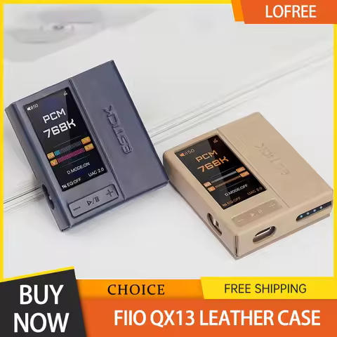 Fiio SK-ESTICK And QX13 Leather Case Portable Original Magnetic Protective Case Special Decoding Ear