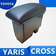 For TOYOTA YARIS CROSS GR SPORT Car armrest box storage box  Adjustable Centre Console Car Armrest box with usb Interior modification accessories