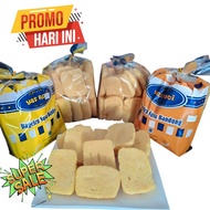 promo hari ini 4 kantong roti kering bagelen Bandung rasa susu keju coklat yas roti