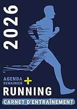 Carnet d'entraînement Running Agenda 2026: Semainier pour la Course à Pied et Bureau Homme , 1 Semai