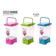 Elianware E-1524 24L BPA-Free Plastic Flower Design Juice Beverage Water Dispenser Cooler Drink Jar Storage Container