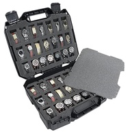 Case Club 42 Watch Carry Case - Organize & Protect Your Watch Collection in a Hard Shell, Padlockabl