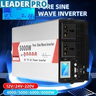 4000W/5000W/6000W/8000W  LCD Display Power Inverter Voltage Transformer Power Converter Solar Invert