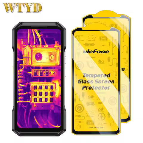 2pcs Pack Ulefone 9H HD Anti Fingerprint Tempered Glass Screen Protector For Ulefone Armor 27T Pro F