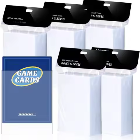 500 Counts Clear Soft Card Sleeves 2.5" x 3.5" Trading collect Sleeve Fit for Standard Baseball Spor