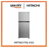 Hitachi HRTN6379S-XSG/BBKSG 344L 2-Door Fridge
