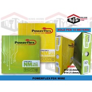 ♞,♘POWERFLEX PDX WIRE SIZE #12/2(2.0mm) &amp; 14/2(1.6mm) SOLD PER 10 METERS!