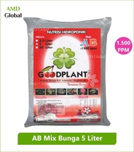 Nutrisi Hidroponik AB Mix Bunga Goodplant 5 Liter