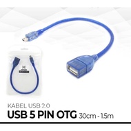 5 Pin 30cm USB Cable / 5pin USB 30 cm long / Mini USB Cable