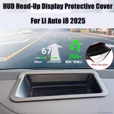 HUD Head-Up Display Protective Cover / Dashboard Dust Cover for Li Auto i8 2025, Car Interior Access