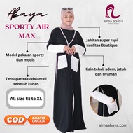 Abaya Abaya Hitam Gamis Syari Turki Sporty Air Max