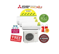 Mitsubishi Electric STARMEX System 3 Aircon + FREE Dismantled & Disposed Old Aircon + FREE Installat