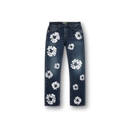 Denim Tears Straight Cotton Wreath Denim Pant Dark Wash