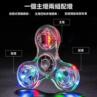 Crystal Spinner Luminous Spinner Decompression Toys Luminous Toys EDC Toys Playing Fingertip Toys Fi