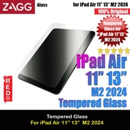 Zagg Tempered Glass with Easy Installer Helper for iPad Air 11 M2 iPad Air 13 M2 2024 (Clear)