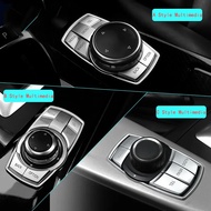 Chrome Plating ABS iDrive Center Multimedia Button Cover Trim For BMW 1 2 3 4 5 6 7 Series X1 X3 X4 