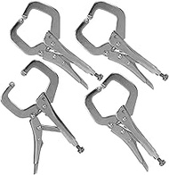 E-Value ERC-150 C-Shaped Locking Pliers, Opening 1.6 inches (40 mm), Total Length: 5.9 inches (150 m