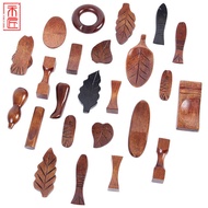 Japanese Style Chopstick Rest Chopstick Rest Portable Wooden Chopstick Rest Home Kitchen Hotel Resta