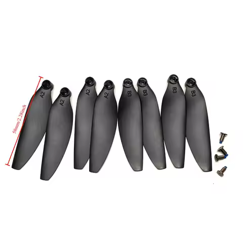 E88 EVO Brushless Motor Propellers Drone E88EVO E88 MAX RC Quadcopter Spare Parts 58mm Blade Screw A