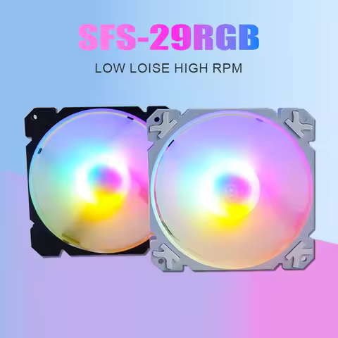 MANMU Case Fan For Pc Computer Fan 120mm Cpu Cooling Rgb Fan For Pc Cooler For Gaming