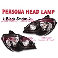 PERSONA 09 ELEGANCE HEAD LAMP SMOKE / HK / DEPO / BOLEH MASUK GEN2 BLACK SMOKE LAMPU BESAR DEPAN HIT
