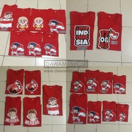 T㊚DG KAOS 17 AGUSTUS KEMERDEKAAN INDONESIA BAJU HUT RI PRIA WANITA