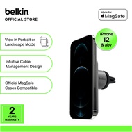 Belkin WIC002btGR Car Vent Mount PRO with MagSafe,without charger (iphone15/14/13/12)