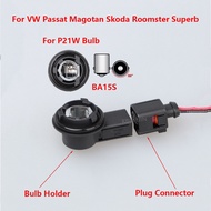 VW Passat Magotan Car Light BA15S P21W Bulb Holder Connector Socket