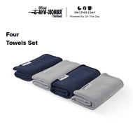 MHW-3BOMBER Four Towels Set 4-Piece Coffee Bar Cleaning Cloth