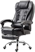 Boss Chair Office Chair Leather High Back Ergonomic High Adjustable Gaming Chairs with Footrest and Armrest Home Office Desk Chairs Black interesting