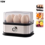YEW Eggs Boiler, 200W Power Space Saving Smart Egg Cooker,  6 Eggs Capacity Stainless Steel Auto Shu