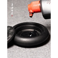 Shanlian Lake Pen to Success Inkstone Natural Calligraphy Dedicated Rough Stone with Lid Beginner St