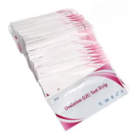100Pcs EGENS LH Ovulation Tests Household Strips Urine Test Over 99% Accuracy Test Kit Strips Pregna