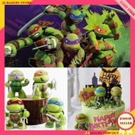 【JS Bakery Store】Ninja Turtle Theme Cake Decoration 忍者神龟 主题蛋糕装饰
