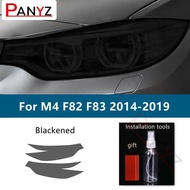 Car Headlight Tint Smoke Black Protective Film Protection Transparent TPU For BMW M3 F80 M4 F82 F83 