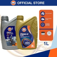 GULF Pride 4T Plus 10W30 (1L) Premium Quality Semi Synthetic 4-Stroke Motorcycle Engine Oil ( 10W-30