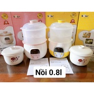 Bear 0.8L Slow Porridge Cooker For Baby Food Full Set Including Steamer