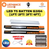 OSRAM LEDVANCE LED T5 BATTEN TUBE G3/G4 [1FT/2FT/3FT/4FT][3.4W/6.5W/9.6W/13W]SIRIM TUBE LIGHTING