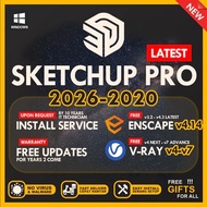 [Lifetime] SketchUp Pro 2026 • Chaos V-Ray 7.2• Chaos Enscape 4.18 Latest for Windows & macOS