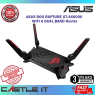 ASUS ROG RAPTURE GT-AX6000 WIFI 6 DUAL BAND 2.5G PORTS WIRELESS GAMING ROUTER