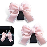2PCS Car Seat Headrest Hooks, Car Purse Hook for Car, Car Hooks, Cute Bow Car Rear Seat Storage Hook