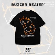 KIDS Buzzer beater FIRE B tee OVER SIZE Crew Neck Cotton Printed Fashion Classic Unisex Top Tshirt
