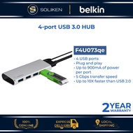 Belkin 4-PORT USB3.0 HUB - (F4U073qe) Belkin Belkin Aluminum 4 Port USB 3.0 Hub