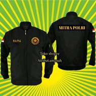 JAKET BOMBER MITRA POLRI / JAKET BOMBER MITRA / JAKET BOMBER POLRI / JAKET BOMBER TERBARU M-3XL